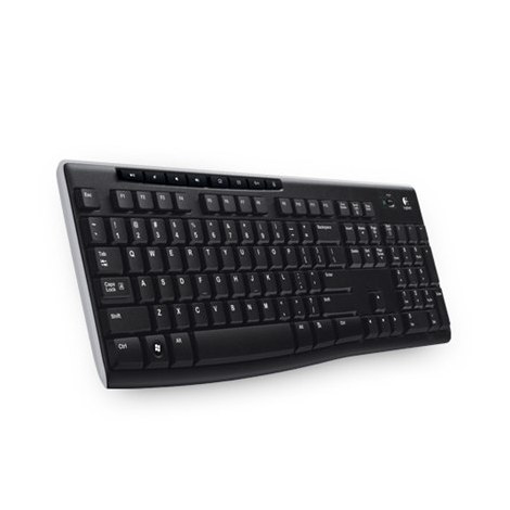 Logitech | K270 | Wireless Keyboard | Batteries included | QWERTY | Black | USB Mini reciever - 4
